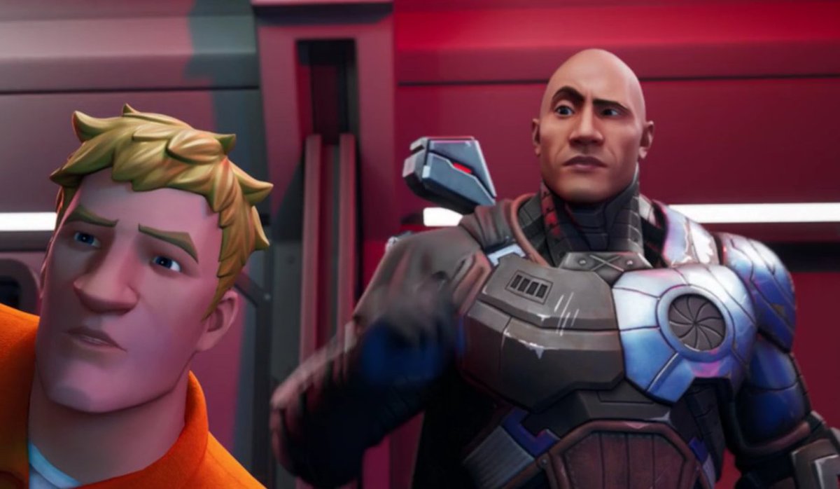 THEY ACTUALLY DID THE EYEBROW RAISE FOR THE ROCK LMAOOO THIS WAS INSANE!!! #FortniteChapter3 #Chapter3