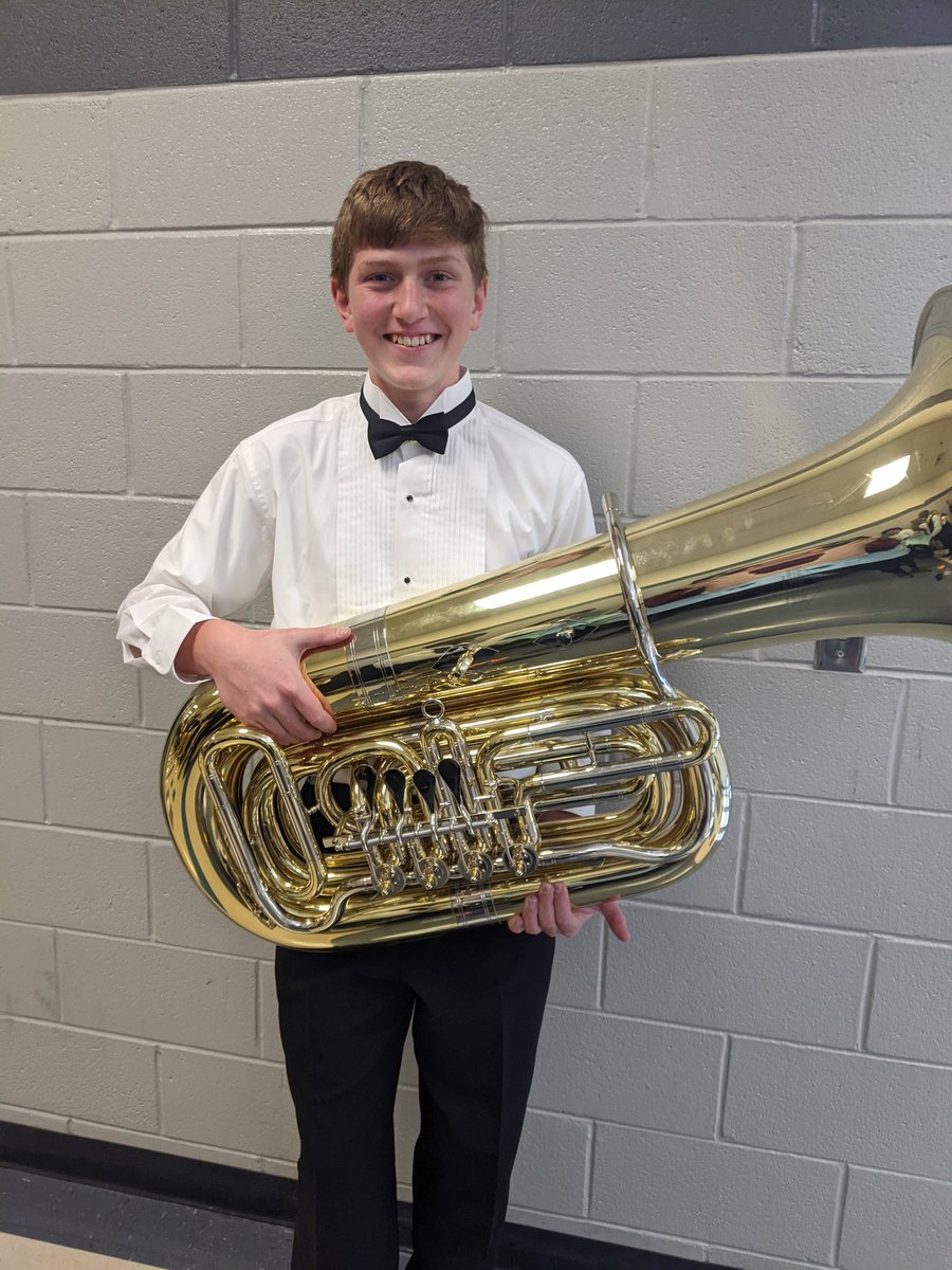 Jackson Pearce after a fantastic show with the Region 30 Wind Symphony! Way to go!!!