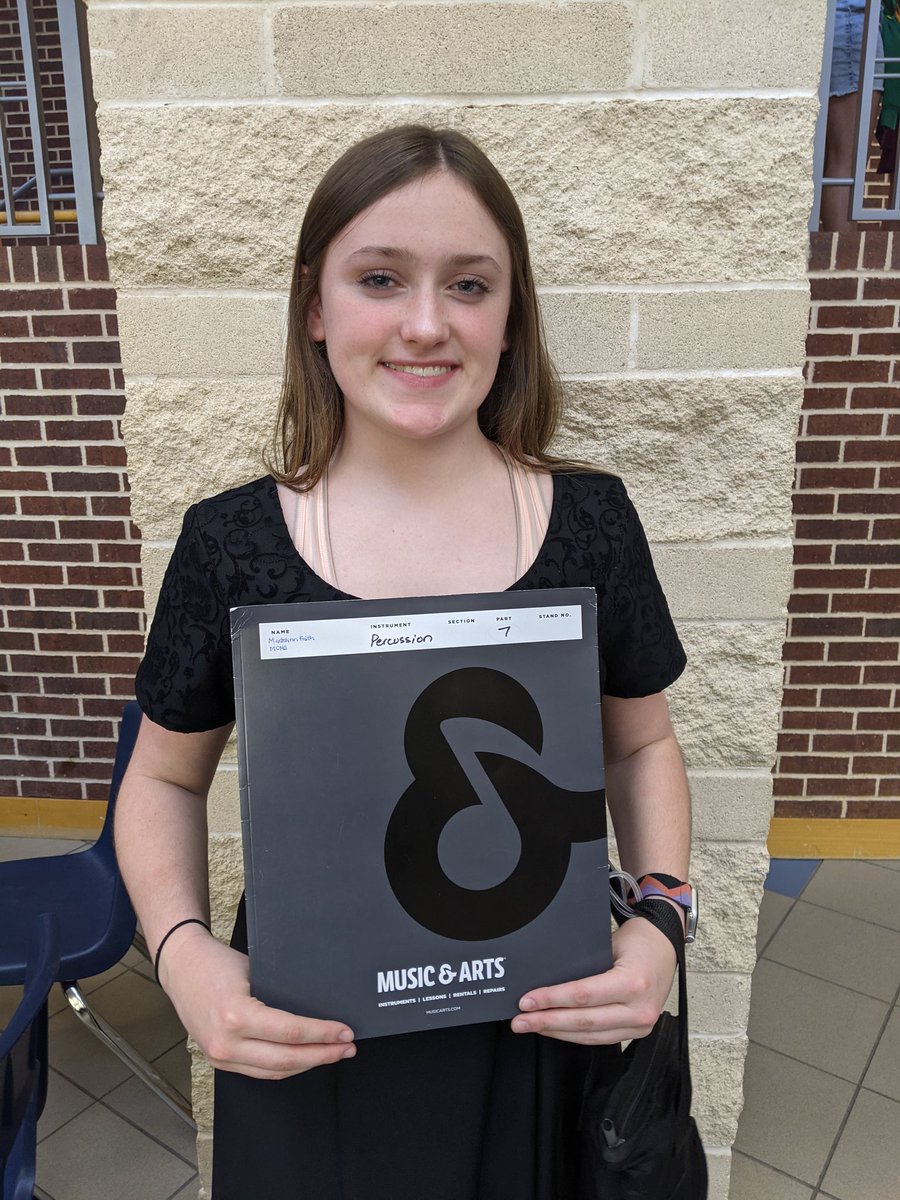 Our very Madelyn Faith just finished a phenomenal concert with the Region 30 Symphonic Winds! Great job!!!