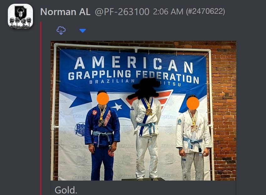 afainatl's tweet photo. NEW ARTICLE: "Ian Michael Elliott: Alabama 'Patriot Front' Member, Neo-Nazi, and Combat Instructor"

https://t.co/4QqU2RJTkj

Ian Elliott passes on his martial arts training to white supremacists. He's active in the Patriot Front as "Norman AL" &amp; also belongs to a Nazi "church" https://t.co/MjxLMVBjrR