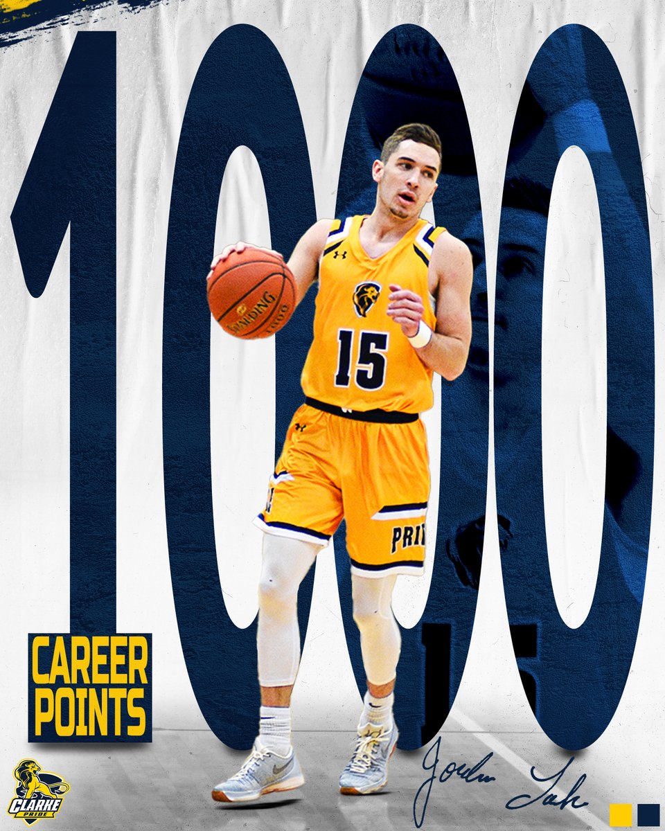 ClarkeMBB's tweet photo. Welcome to the 1K club, @JordanLake1010 👏 https://t.co/t2ne8os5vf