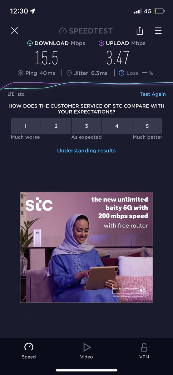 abm282828's tweet photo. @stc_ksa حي الشعلة بالدمام يعاني من سوء و تدني مستوى الخدمة غير معقول مقطع واتس اب ما تقدر تفتحه الشبكة سيئة جدا https://t.co/PDJRyWBxAy