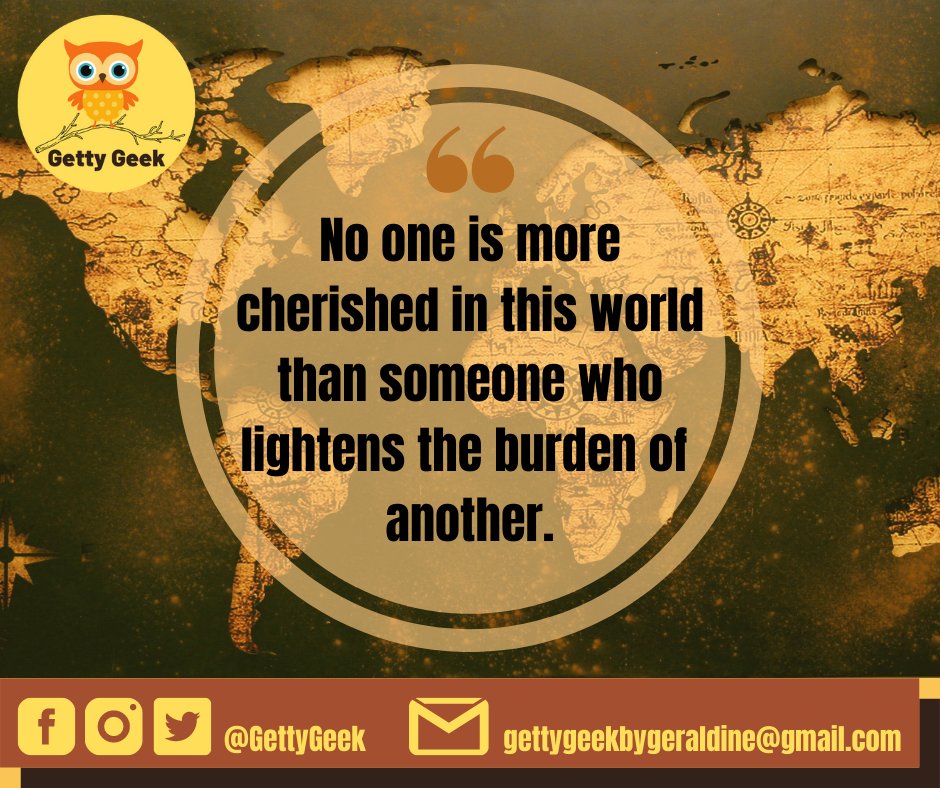 GeraldinePito's tweet photo. No one is more cherished in this world than someone who lightens the burden of another.

I am Geraldine Balignot of Getty Geek Virtual Assistance, you can count on me like 1,2,3. And I'll be there! 😀 😊 🤞  💪

#virtualassistant #freelancer #workfromhome #directhelp #reachout https://t.co/XGmxSvMjhm