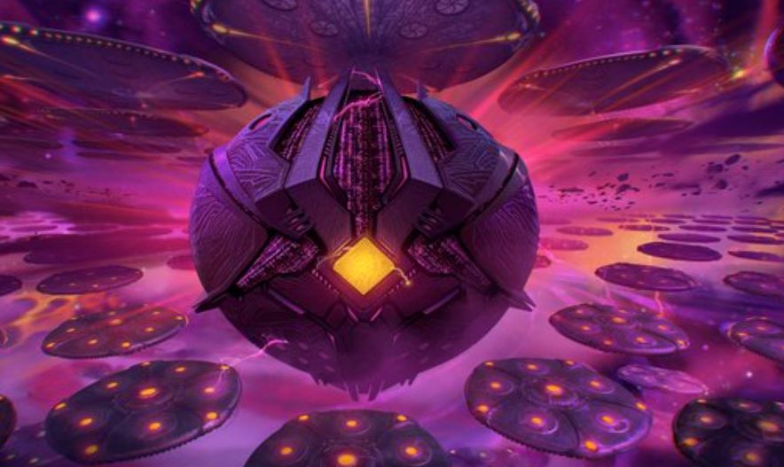 FortTracker's tweet photo. The Cube Queen may be gone, but the Cube Cradle and Last Reality are still out there...

#FortniteChapter3 #LastReality #CubeCradle https://t.co/QIq7l5Xuv5