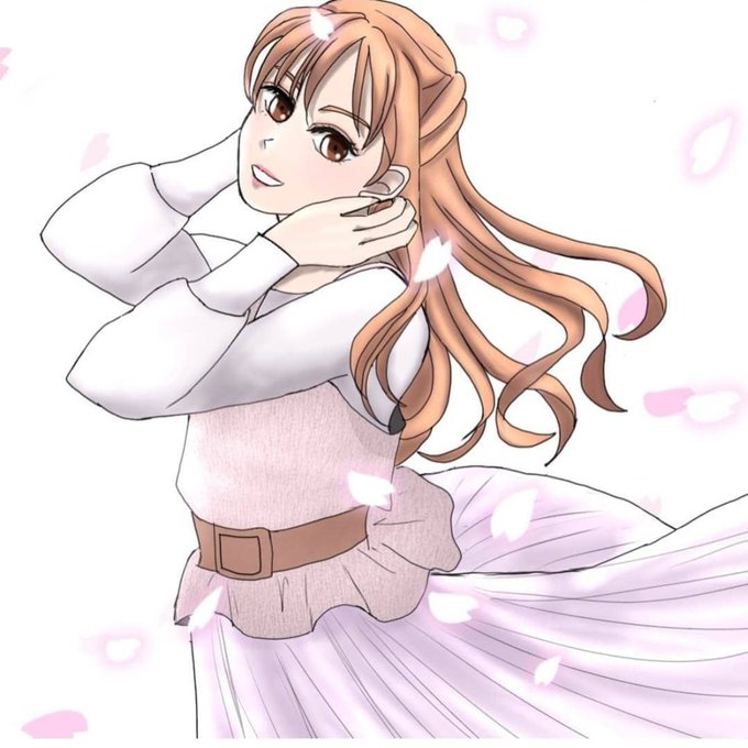 伏し目がちのtwitterイラスト検索結果