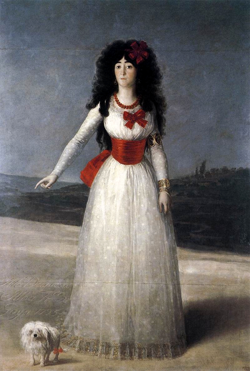 Duchess of Alba, The White Duchess, 1795 https://t.co/XfkCnwOWtQ #franciscogoya #romanticism https://t.co/SwidcqK4Kj