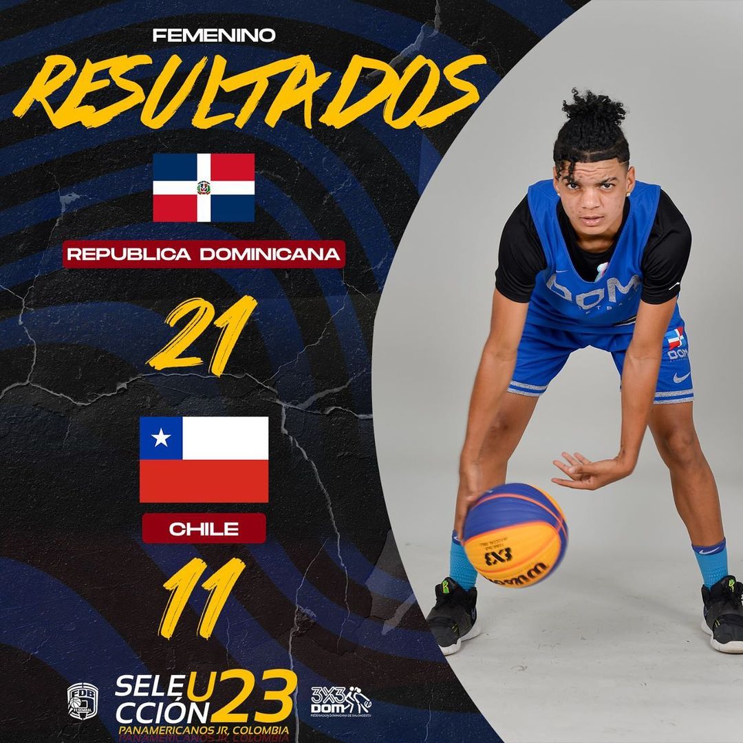 FedombalRD's tweet photo. Victoriaaaaaaa, que nos lleva a la final de los panamericanos jr, en busca del oro 🥇en la rama femenina.
🇩🇴: 21 puntos
🇨🇱: 11 puntos
#ArribaDom 🇩🇴🇩🇴🇩🇴
Link en la biografía ⬆️
•
•
•
#3x3dom #3x3dominicana #3x3 #fiba3x3 #republicadominicana🇩🇴 #BASKETBALL https://t.co/iuZjd4r7aB
