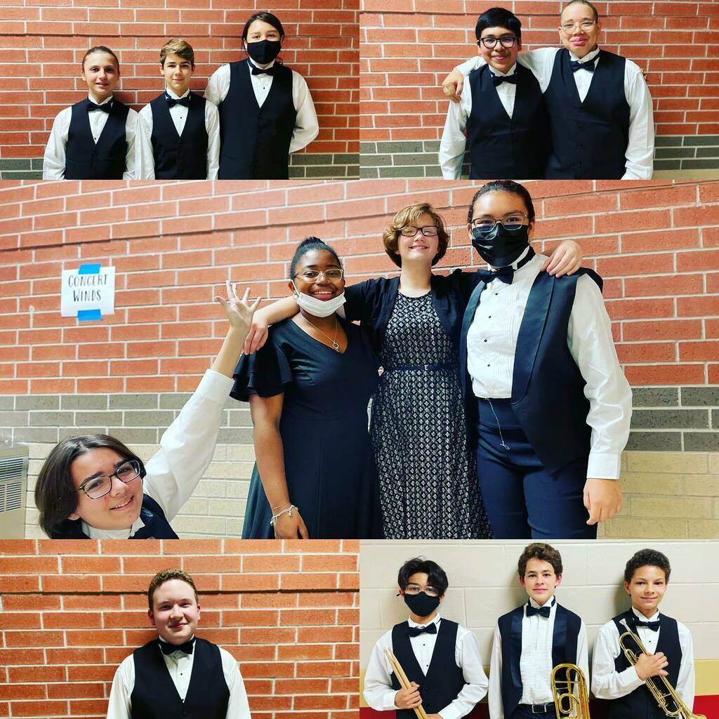 cookmsband's tweet photo. Our Cook Kids cleaned up nicely for their Region Band Concerts! Congrats on your wonderful performances!! 🤵🏻👏🏽👩🏼💼 #spiffy #region27 #cookrangerband https://t.co/GV5RW6D8G5 https://t.co/20PCodx4om