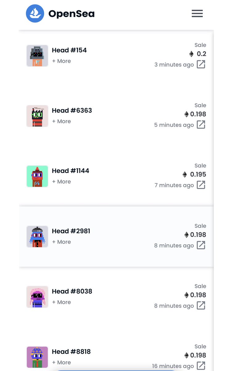 SatoshisMom's tweet image. just swept @HeadDaoNFT floor 🧹 didnt use @genie_xyz but that’s a cool tool ;) 

@TheShamdoo lfg ser 🤘🏼😝