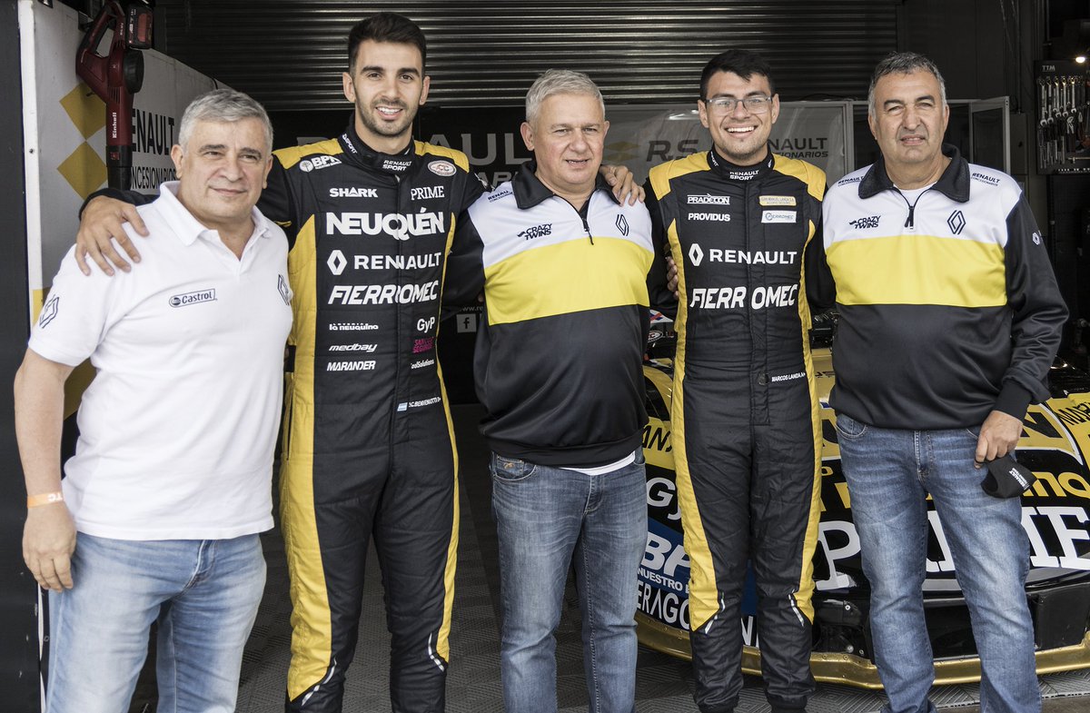 . (@renaultsportarg) on Twitter photo Mirá las fotos de los protagonistas del #RenaultTorinoTeam en el #TCenSanJuan
P2 <a href="/marcoslandaok/">Marcos Landa</a>
P19 <a href="/BenvenutiJC/">Juan Cruz Benvenuti</a> Mirá las fotos de los protagonistas del #RenaultTorinoTeam en el #TCenSanJuan
P2 <a href="/marcoslandaok/">Marcos Landa</a>
P19 <a href="/BenvenutiJC/">Juan Cruz Benvenuti</a>