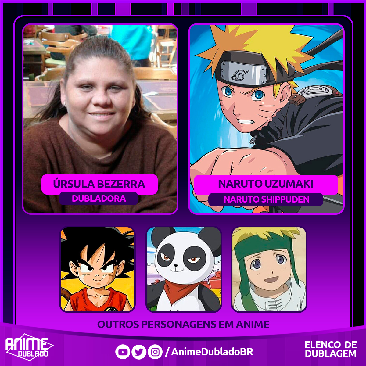 Dubladores de NARUTO! 