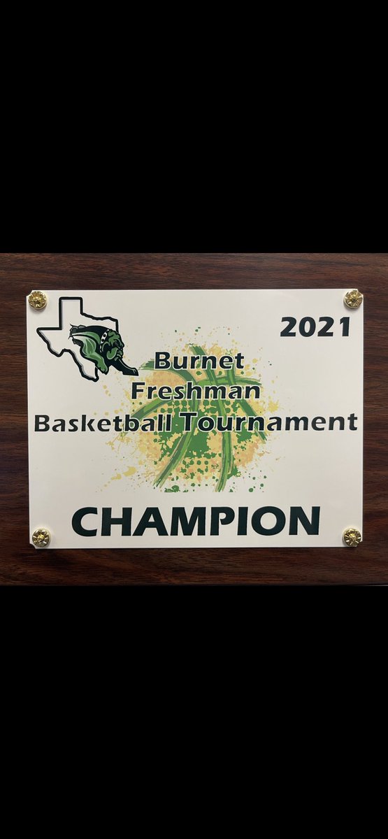 Freshman Burnet Tournament CHAMPS!! Patriots won the big one against district opponent Liberty Hill to bring home some Hardware! 

#ALLasONE