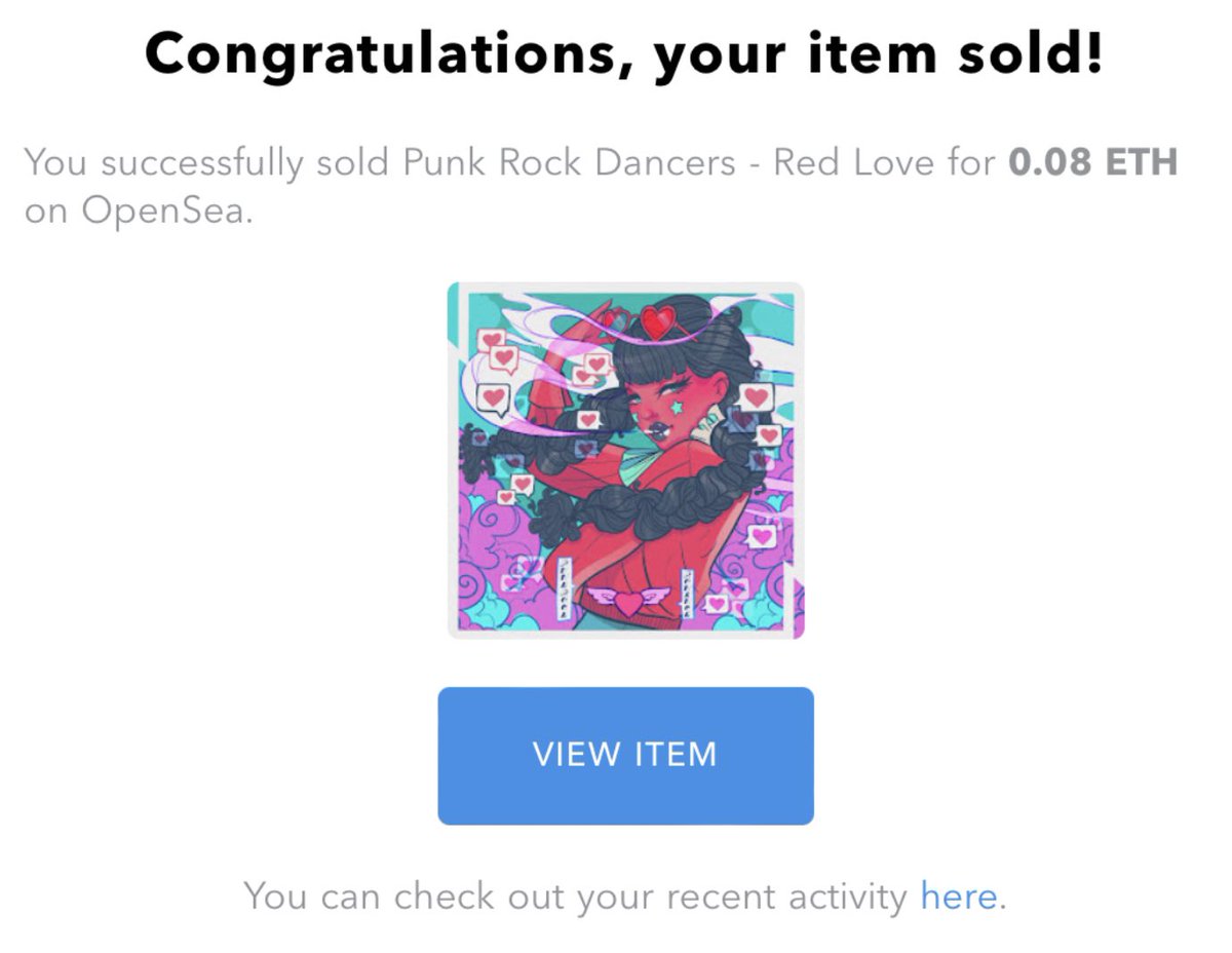 Thank you so much <a href="/packphour/">packphour // ⓟ❹</a> for you support, for belive in my work and pushing it forward! You are truly amazing! I totally love you friend! 🥰
It’s with joy that my first NFT is SOLD on ETH and this is a big win!

#NFTs #Crypto #NFTartists #nftcollector #NFTdrop #nftcollector