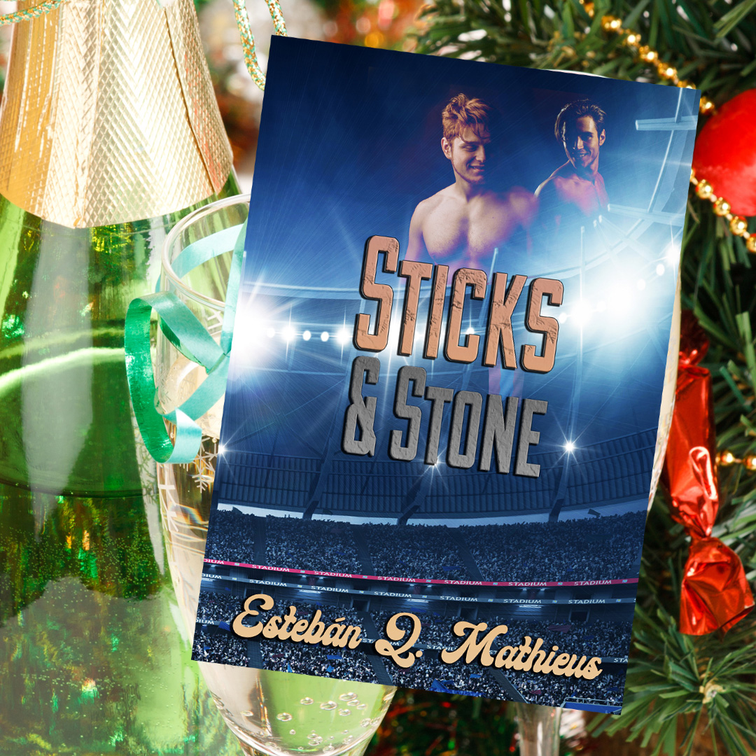 Sticks and Stone tells the story of the unlikely friendship between Rory and Daren. It has been described as a comfort story about found family. 
Available in Paperback and eBook
linktr.ee/EQMAuthor

#LGBTQWriter #GayFiction #CollegeLife #WritingCommunity #ComingOut
