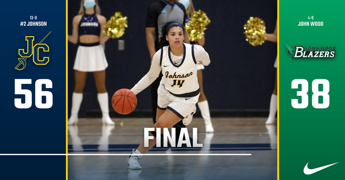 JCCC_WBB's tweet photo. 𝙁𝙄𝙉𝘼𝙇 

#2 Cavaliers finish off the weekend in Quincy with a 56-38 win over John Wood to improve to 13-0 👏🏼

Next 🆙 Cavs host Tabor JV at home on Monday at 5:30pm.   

 #JCCCWBB🏀  |  #CavNation⚔️ https://t.co/21N6bcywUQ