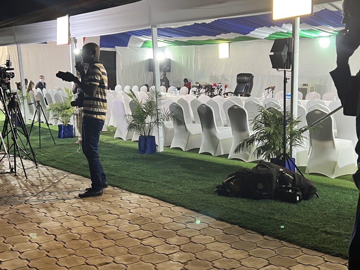 Africanelection's tweet photo. Preparations are set for the Gambia Independent Electoral Commission to declare the results of the 2021 Presidential elections.

#GambiaDecides2021
#AfricanElectionsProject https://t.co/tzdiEPUBt6
