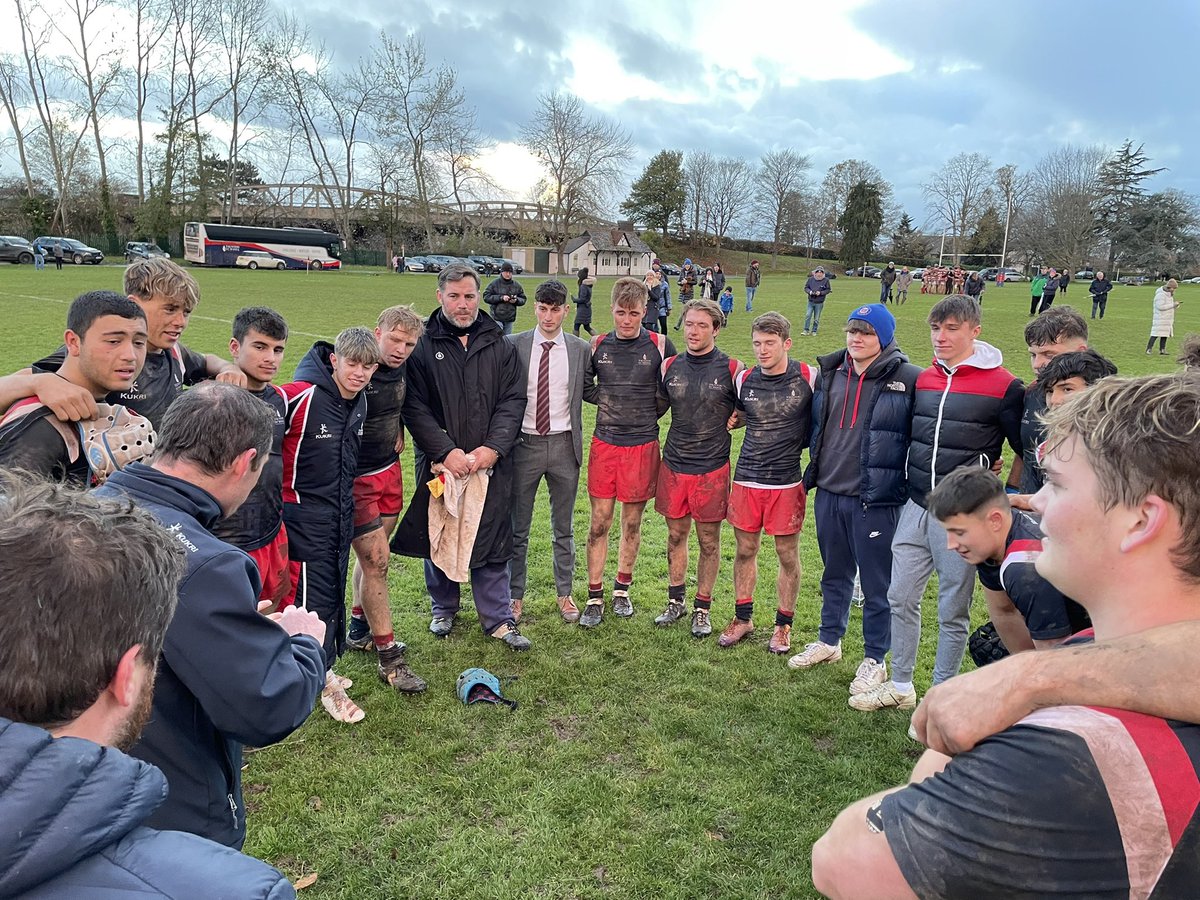 tauntonsports's tweet photo. A cracking game of rugby from the 1st XV v Blundell’s. A terrific season, a real example to all of the importance of real teamwork in achieving positive outcomes. Well done to you all, especially those students playing their last game of R15s, well done gentlemen! ❤️💙🏉 https://t.co/daa2rY06fP