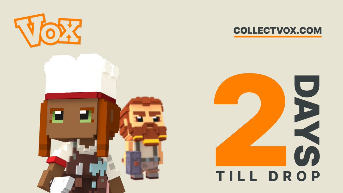 GoGalaGames's tweet image. 🗝️ Provably unique
🗝️ True ownership
🗝️ Randomly generated
🗝️ Multiple utilities
🗝️ Legendarily adorable 🐔 

The Mirandus VOX Box Drop is Monday at 2pm PST 👀 

8888 Mirandus VOX will be available in the Gala Games store, exclusively for GALA!
collectvox.com