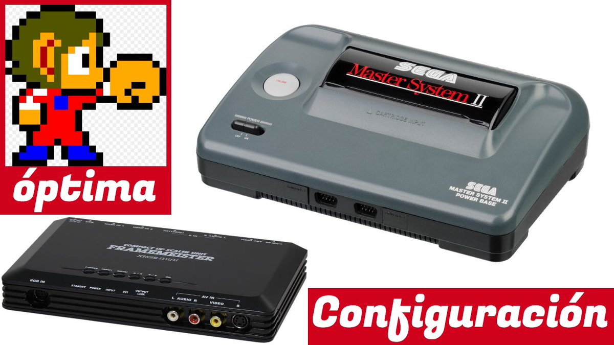 jacobogarcia33's tweet image. Nuevo vídeo vía @YouTube con #framemeister y #MasterSystem2, una locura de imagen por #RGB 🙂 
#chollogames #Csync #Sega #RGBoficialSega #Retro #1440p #colección #configuración #Settings #upscaler #gaming #retrogaming 
youtu.be/kw-4Cp3lw2o