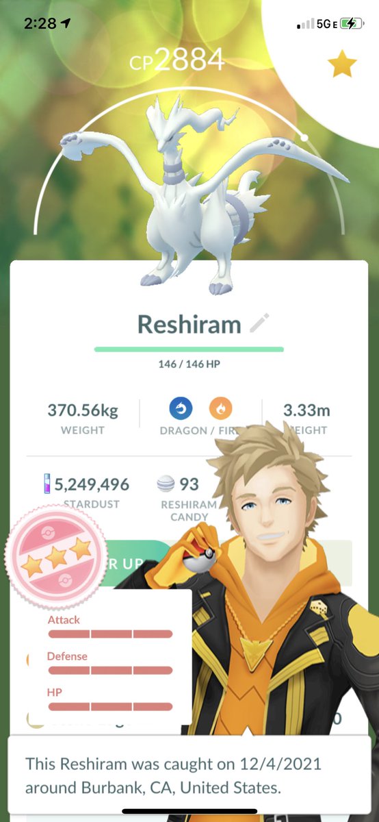JoltyJon13's tweet image. 19 raids between both dragons and still shiny-less, but I’ll totally take this! 😍💯 #PokemonGo #legendaryhundo #hundoReshiram