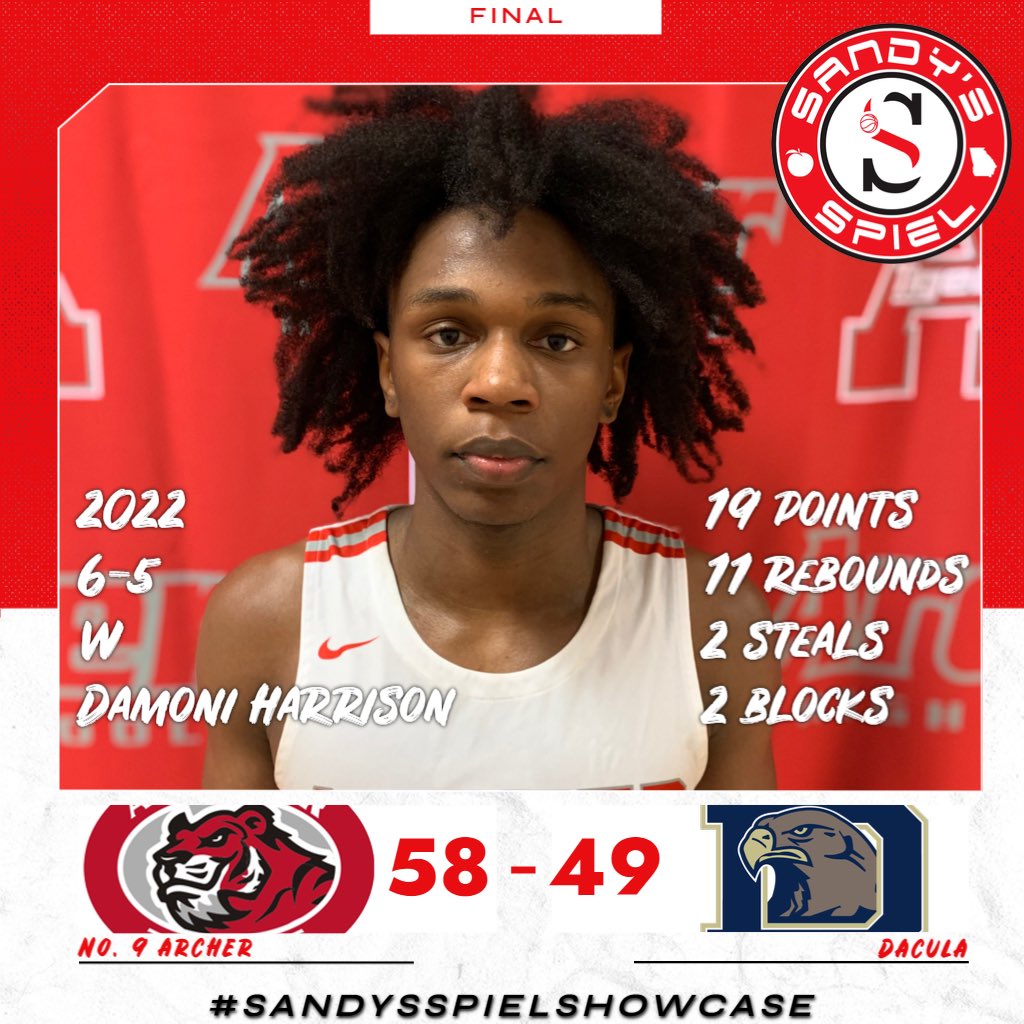 Kyle Sandy (@kylesandy355) on Twitter photo F
7A No. 9 <a href="/ArcherMBB/">Archer MBB</a> 58
6A @Daculahoops 49
MVP 2022 6-5 W Damoni Harrison
<a href="/hoodrixh_d/">Damoni Harrison</a> 19p 11r 2s 2b
<a href="/MajorFreeman11/">Major Freeman</a> 11p 2r 2a 3s
<a href="/sethmeans3/">Seth Means</a> 8p 3r
<a href="/mari2tuff/">Mari2tuff</a> 21p 3r 1a 2s 2b
<a href="/Jsousa_223/">Jackson sousa</a> 9p
#SandysSpielShowcase F
7A No. 9 <a href="/ArcherMBB/">Archer MBB</a> 58
6A @Daculahoops 49
MVP 2022 6-5 W Damoni Harrison
<a href="/hoodrixh_d/">Damoni Harrison</a> 19p 11r 2s 2b
<a href="/MajorFreeman11/">Major Freeman</a> 11p 2r 2a 3s
<a href="/sethmeans3/">Seth Means</a> 8p 3r
<a href="/mari2tuff/">Mari2tuff</a> 21p 3r 1a 2s 2b
<a href="/Jsousa_223/">Jackson sousa</a> 9p
#SandysSpielShowcase