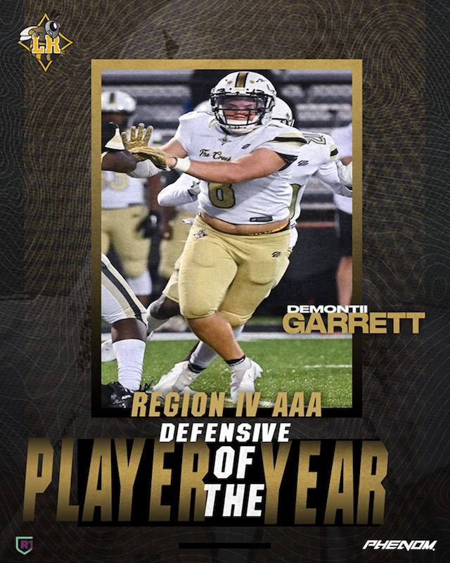 Congrats to <a href="/montiyoungbull/">Deamonti Garrett</a> for being named DPOY.