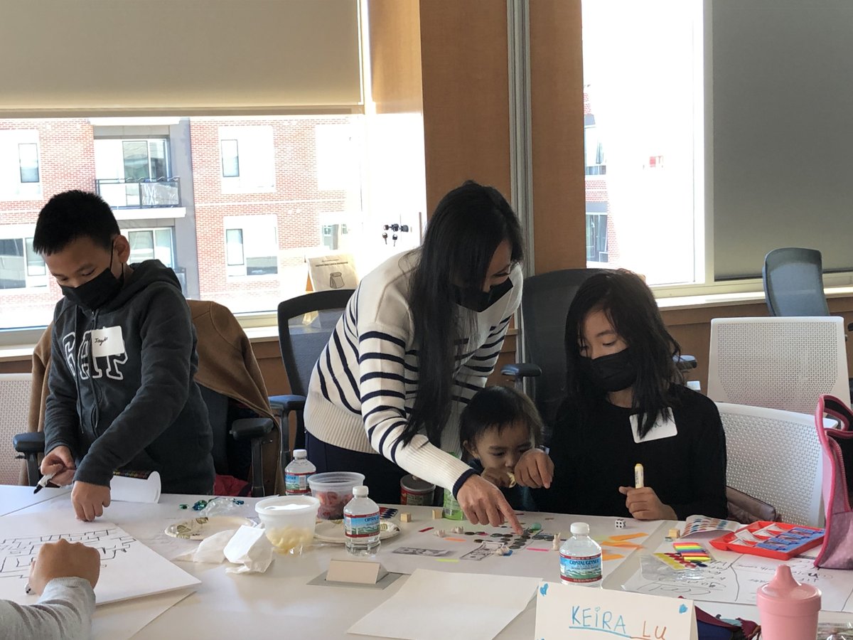 ihub_uml's tweet photo. We hosted our first Family Game Design Day today at iHub Haverhill and it was a blast! So fun to watch children brainstorm and create their own games! Thanks to @difference_UML co-ops for helping out and Haverhill BGC and YMCA #innovation #fun #gamedesign #play #learn https://t.co/ytKDwjYKvd