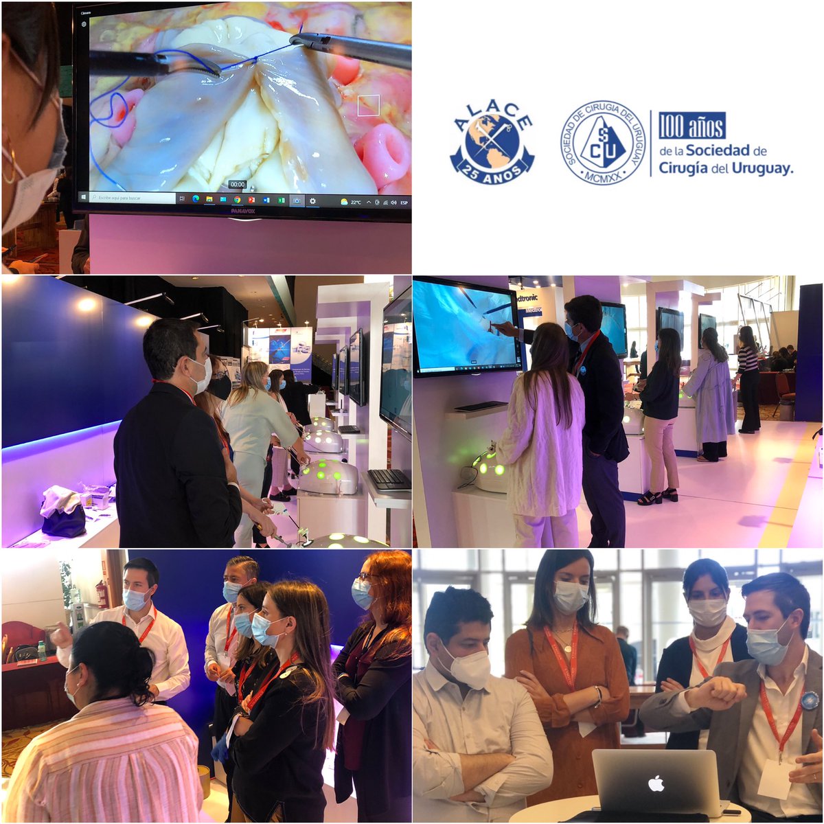 joseherreradr's tweet photo. 3 días de HANDS ON INTRACONGRESO.
4 simuladores PSQ
64 turnos de entrenamiento
16 participantes
10 instructores
fundamentos.hernia inguinal.anast intestinal.
Gracias a la organización del congreso uruguayo de cirugía porconfiarnos esta tarea!
@ALACEinfo @aacirugia #psqaac https://t.co/5cisKXDO9n