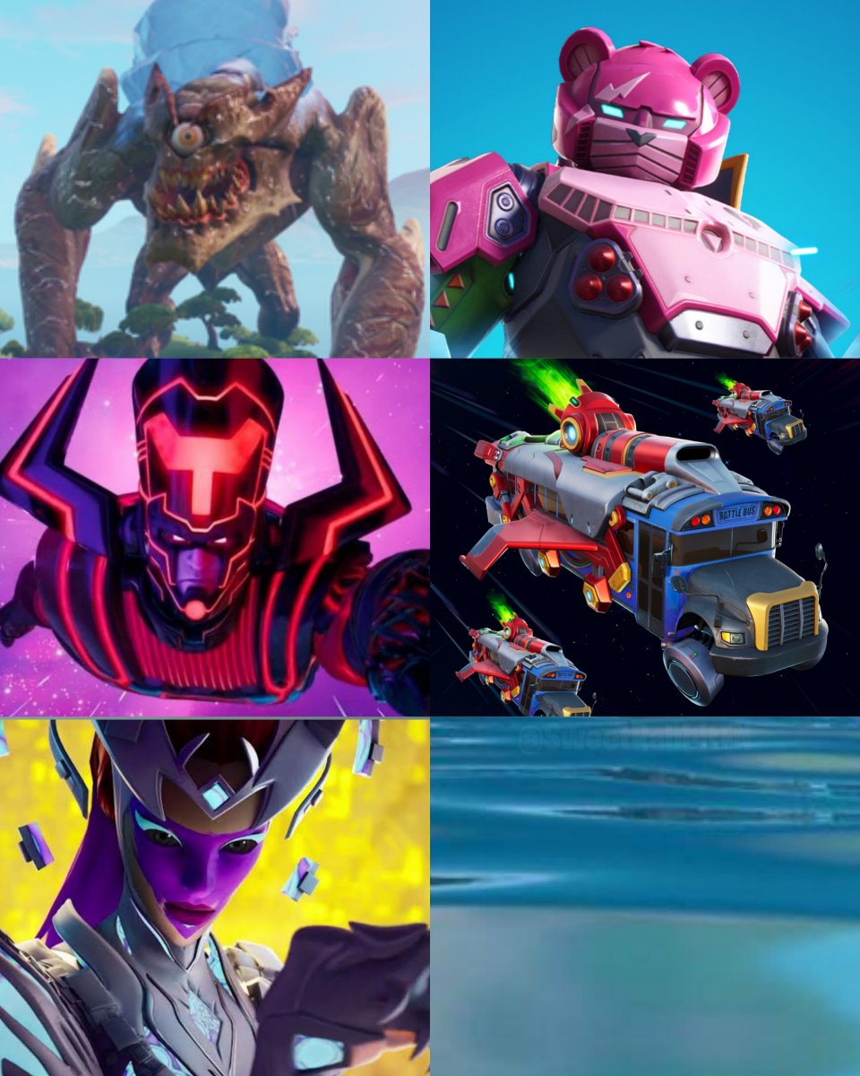 SweetRabbxt's tweet photo. Fortnite villains and their worst fear https://t.co/vXJMXfZ21j