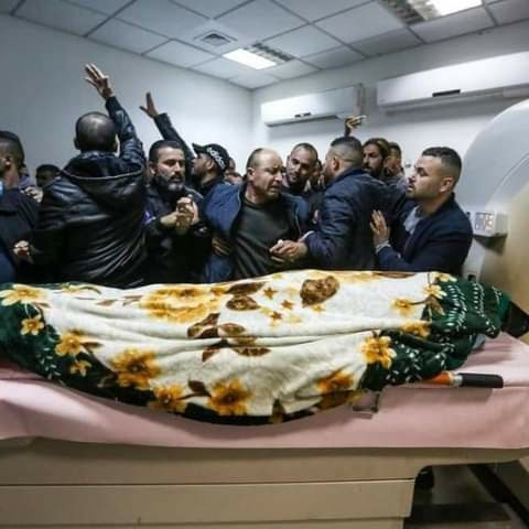 MemoHamada16's tweet photo. Israeli occupation forces on Friday handed over the body of Muhammad Damer Matar (16 years old) to his family after over a year of confiscation. https://t.co/WSZrlVRHRJ