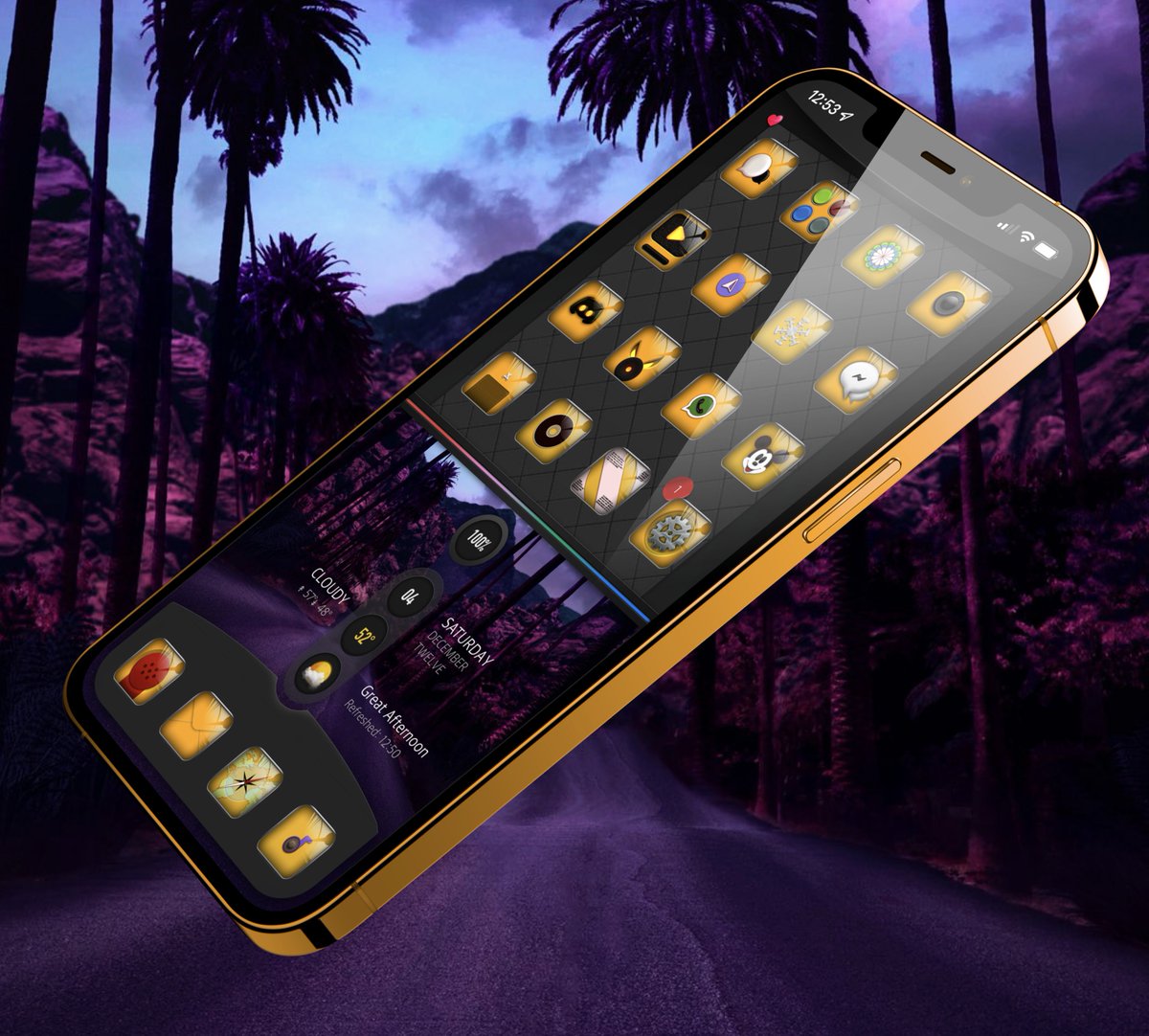 rudytown010's tweet photo. Theme Plex Orange By @ivangotus 
ShowLive Swa40 By @TeboulDavid1 
ShowAE  And ShowLive By @Seankly
Mockup @screenshot_pro
@Attairdu57slm 
@kleinmone
#ios15nojailbreak
#ios15HomeScreen
#INNOVATION
#WeatherHTML2.1
#HTMLSandbox
#ShowLive
#ShowAE https://t.co/lOGtX7vMTM