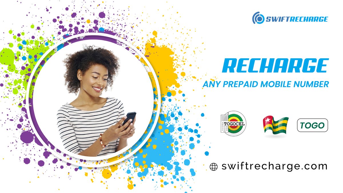 swiftrecharges's tweet image. Send recharge to your beloved ones in Togo!
Recharge instantly Togocel!

#swiftrecharge #mobilerecharge #databundle #prepaidmobile #sendrecharge #globalnetwork #sendingmoney #rechargeinstantly #topup #moneytransfer #money  
 
#togo #togocel 

swiftrecharge.com