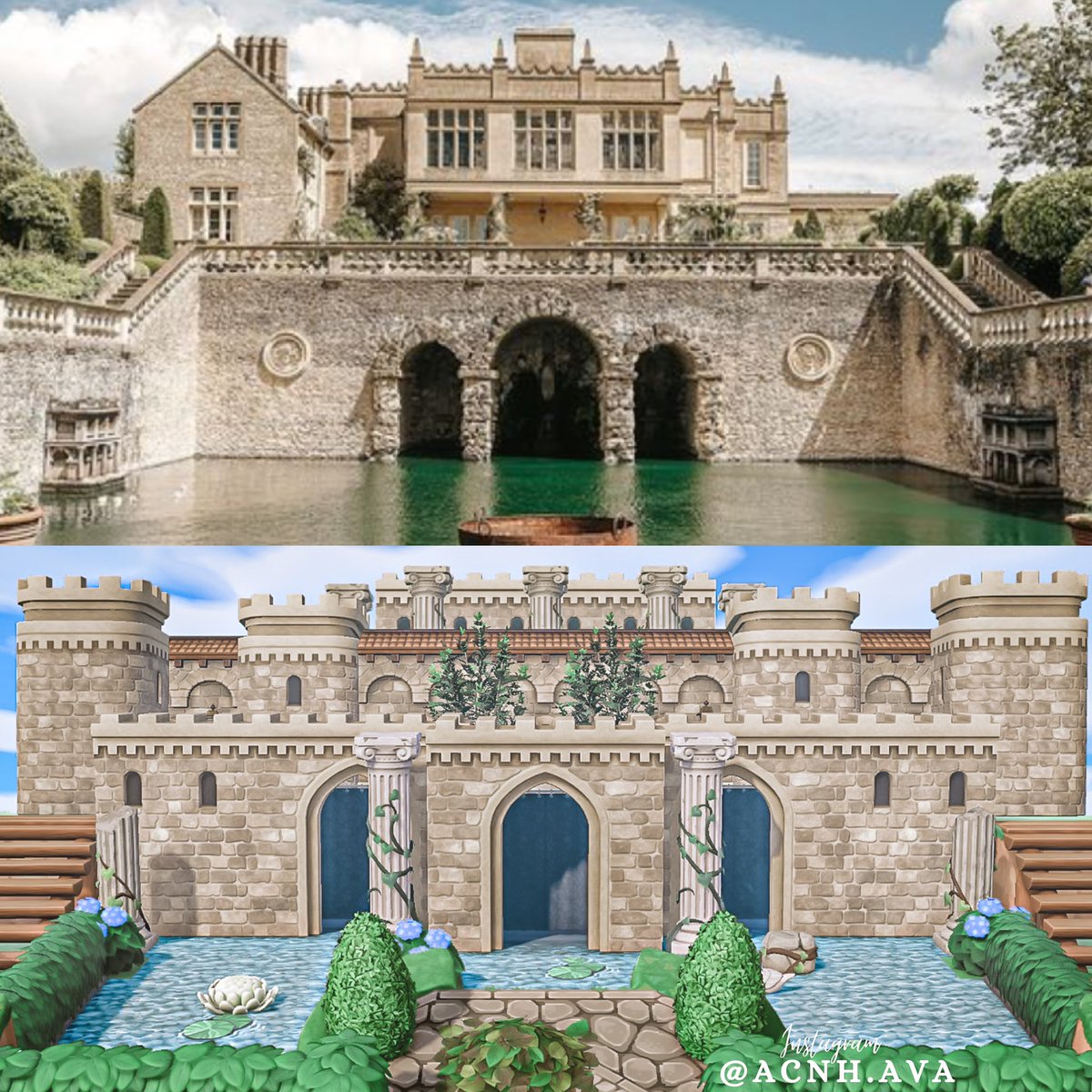 avasgardens's tweet photo. My inspo vs my creation ✨🕊 https://t.co/15IdcmFnIW