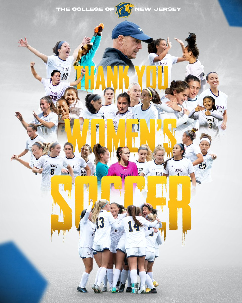 tcnjlions's tweet image. For all the goals. For all the wins. For all the memories. For a last ride worthy of a movie.

To Coach Russo and Coach T, for 32 years of unparalleled success.

What a season. What a team. Thank you for everything, @TCNJWS 🦁⚽️💙💛
