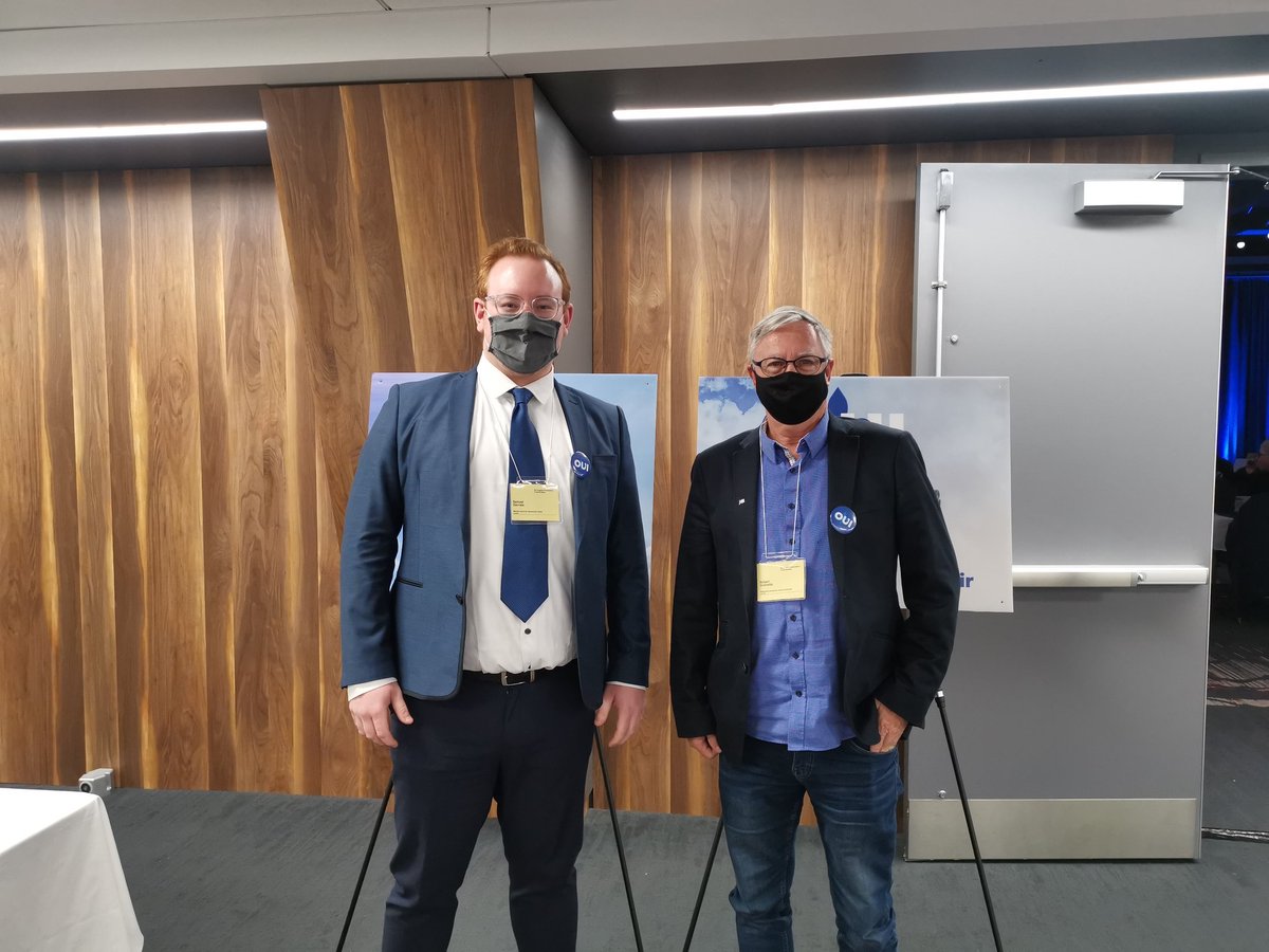 SGervais_'s tweet photo. Très heureux d'avoir pu participer à ce congrès en compagnie du président de la circonscription de Labelle, @robertgunette1. Nous avons défendu plusieurs positions et sommes fiers du travail accompli. En avant!
#CONGRESPQ #pq #polqc https://t.co/qVZg4cZr4M