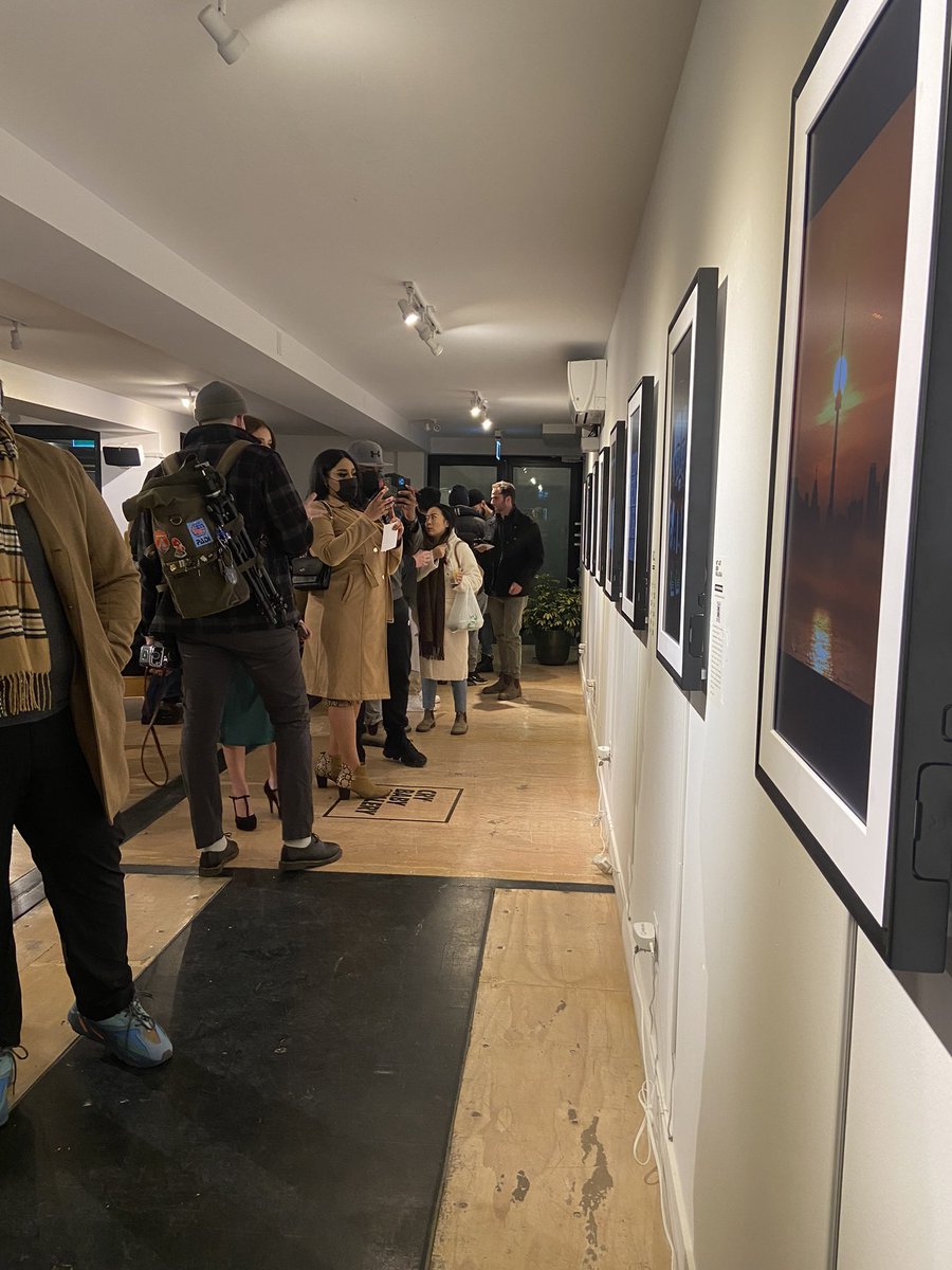 NFTgoat_art's tweet photo. Closing night party! #toronto #nft #stackt https://t.co/RChq1DgMVx