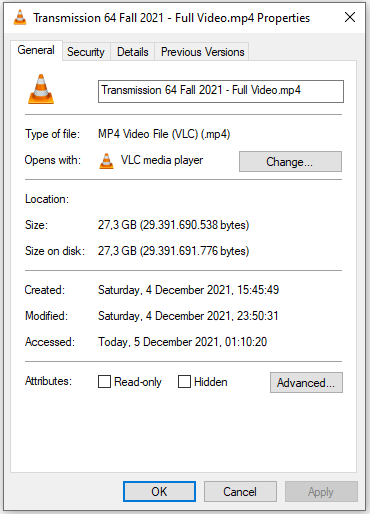Just over 8 hours of streaming in 27.3 GB of 1080p50 data.  Now uploading to the <a href="/Transmission64/">Transmission64 c64 Demo Party</a> server where it will be processed by our trained professionals into individual compo segments :)