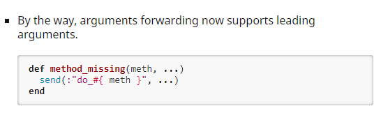 AyyFree's tweet photo. wait...what are the ruby docs saying these days #rubylang #methodmissing 🥴👮‍♀️ https://t.co/Rl5p6l3WmQ