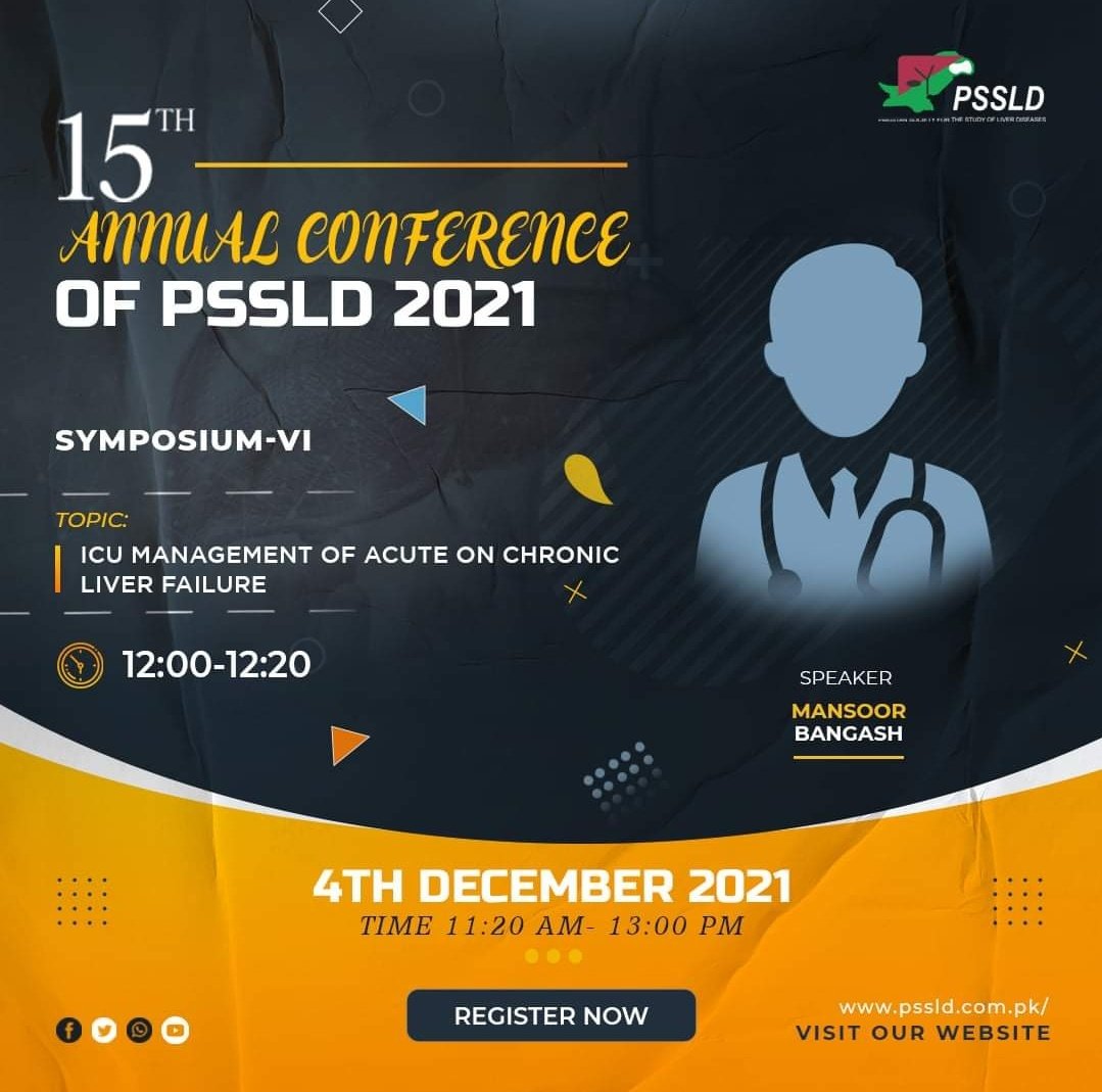 bangash_mansoor's tweet image. Many thanks to @pssld_official and @helpatologist for the opportunity to present at their 15th Annual Congress, on the ICU management of #ACLF. While the APASL, EASL &amp;amp; AASLD definitions differ, ICU management should be the same for all cohorts when organ failures ensue