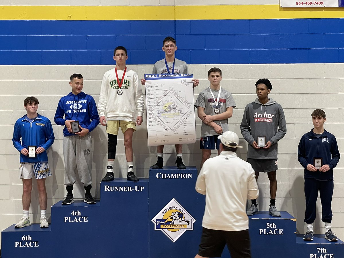 Casswrestling's tweet image. Cole Hunt was the champion at 120