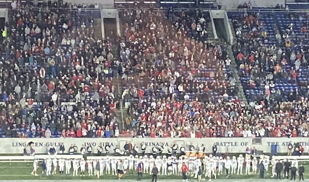 TalkingSMAC1's tweet photo. Very impressed with the way the @NHS_Patriots community and the @NHS_fansection showed up for the State Championship Game! Let’s go @NorthernFootba3 https://t.co/dbL6O8wiIr