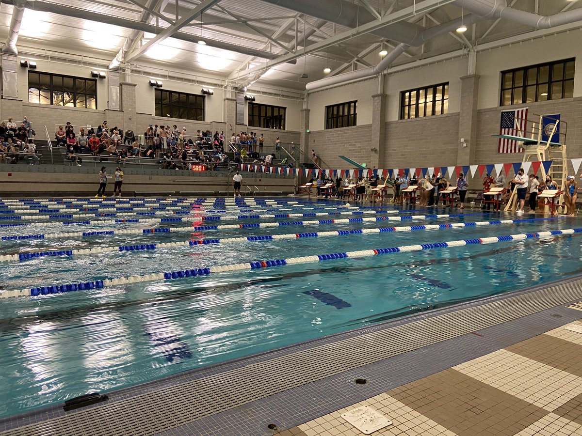 Lightridge Swim takes the combined win to beat the Captains! Girls Swim wins first meet in school history! Go Bolts!⚡️