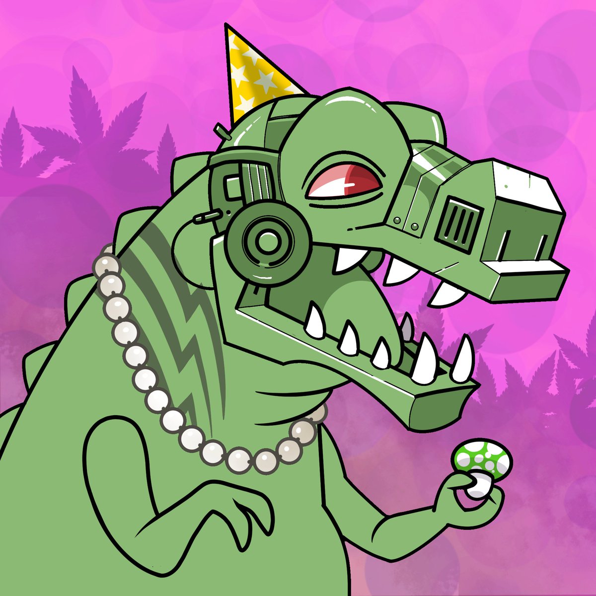 Don’t forget once 20% of our project is minted - Ten Cannasaurs (NFTs held back from minting) will be randomly air dropped to Cannasaur holders! 

#NFT #NFTs #nftcollectors #NFTCommmunity #nftcollectors #nftart #NFTdrop #NFTLAUNCH #cryptoart #cannabis #cannabisart #cannabisnft