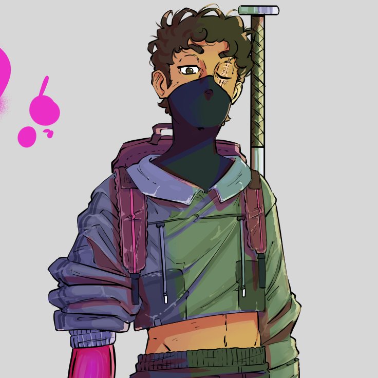 pedrust0's tweet image. ref sheet do meu #jetsetsona feito pela @PamelaFuca 
mf is hot af tho
#jsr #jsrf #jetsetradio #jetsetradiofuture #sega