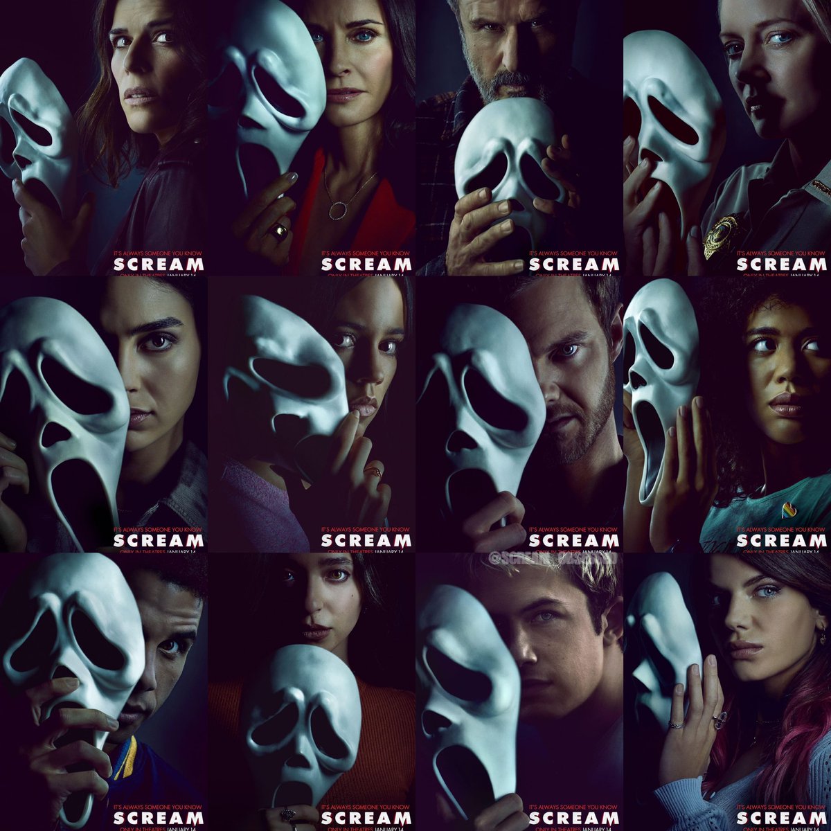 ScreamMovies's tweet photo. Who's it going to be? 🔪 #ScreamMovie https://t.co/FKXv23w2TX https://t.co/vzZN6eoaKo