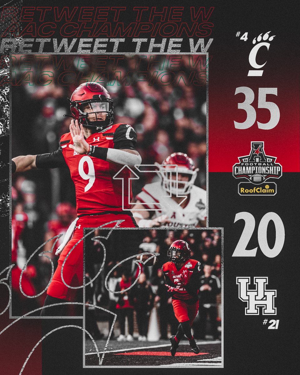 Cincinnati Bearcats (@gobearcats) on Twitter photo WINNINGEST TEAM IN SCHOOL HISTORY
<a href="/GoBearcatsFB/">Cincinnati Football</a> takes the AAC title for the second straight year and becomes the first Cincinnati team to win 13 games in a season. WINNINGEST TEAM IN SCHOOL HISTORY
<a href="/GoBearcatsFB/">Cincinnati Football</a> takes the AAC title for the second straight year and becomes the first Cincinnati team to win 13 games in a season.