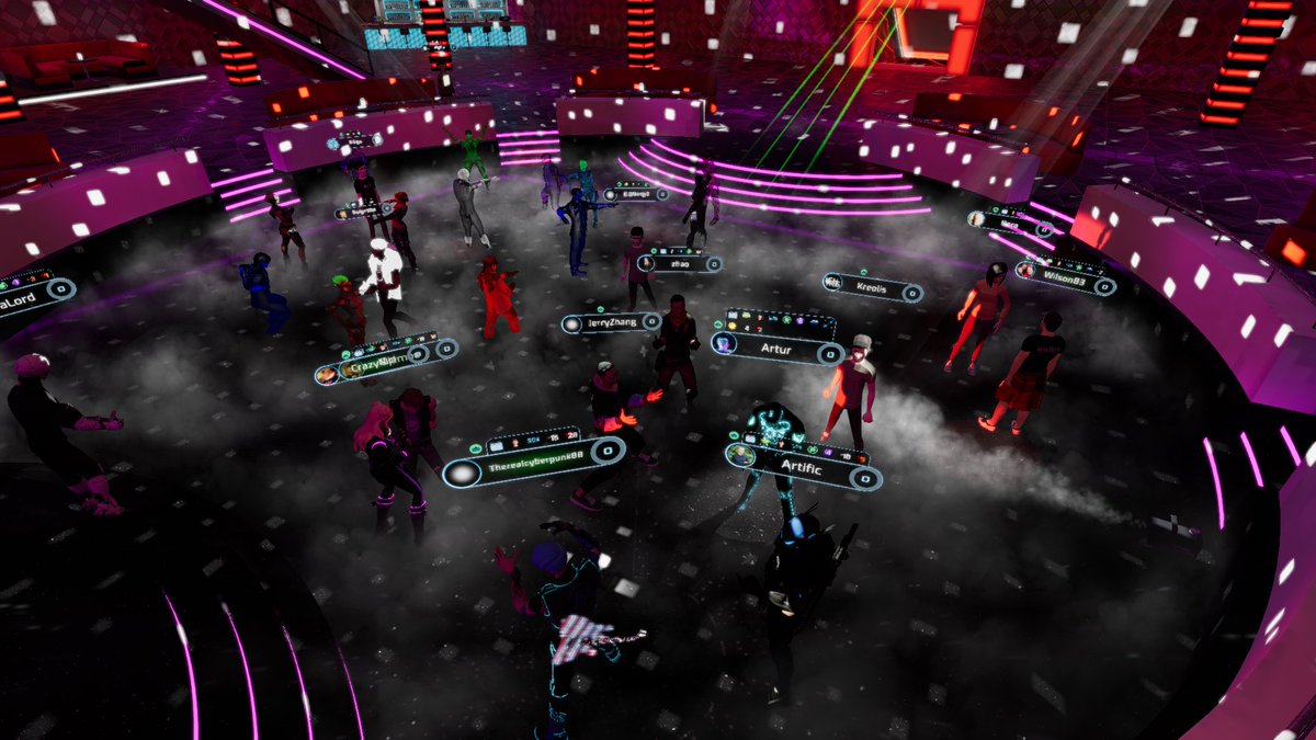 ASychov's tweet photo. I just experienced the most EPIC party of my IRL and #VR #Metaverse life inside @SomniumSpace.
It all happened on my #NFT #GenesisVR Tron Club parcel #592 inside XL #SomniumWORLD #NFT (https://t.co/GCP1bwxa1d) token uploaded via Somnium SDK with @oasismetagames.
THREAD โฌ https://t.co/6cbhPXSeFZ