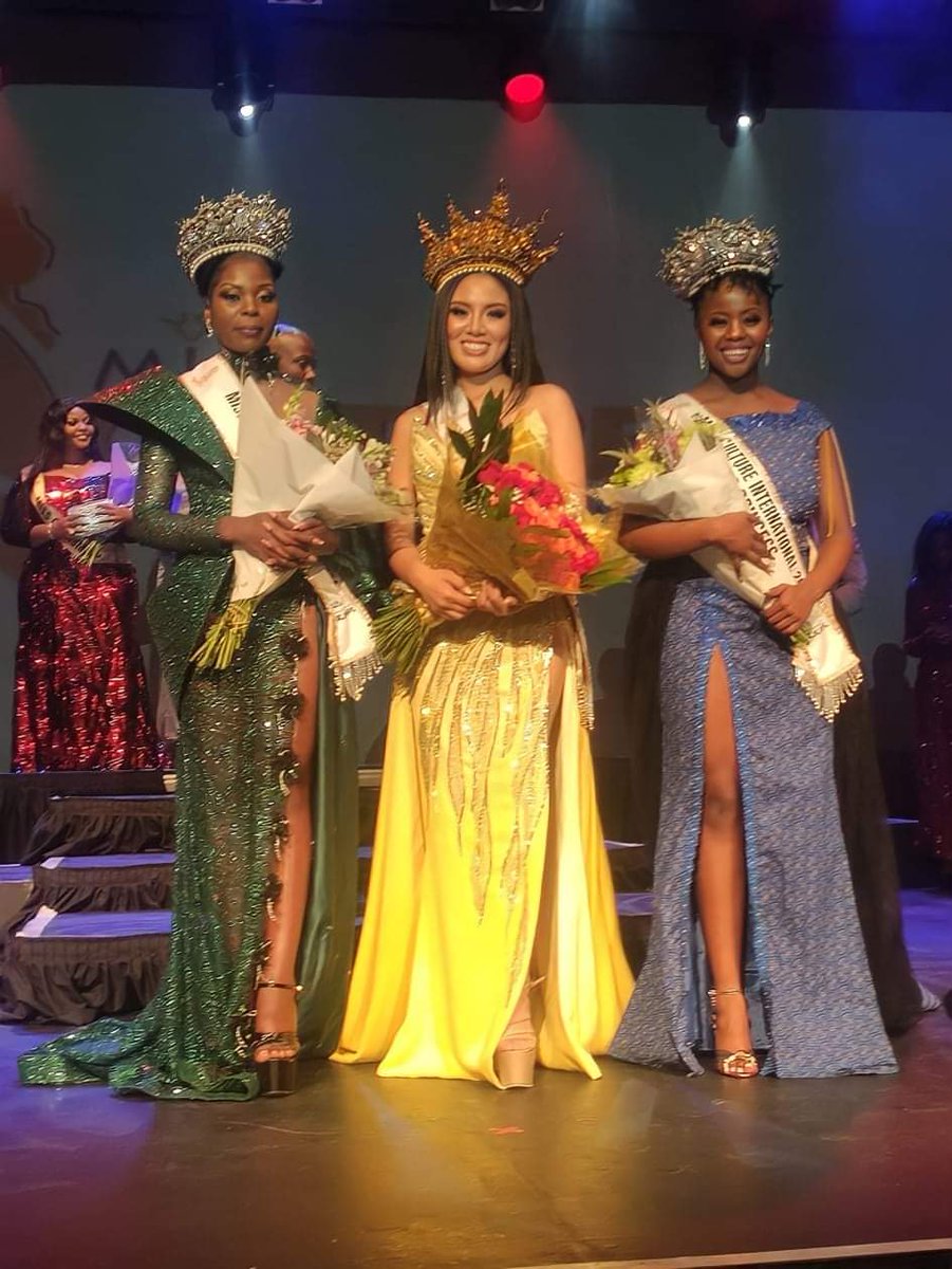 jeffxcortez's tweet photo. After failing to advance in #MissGrandInternational2021 Semifinals last night, another representative of the Philippines, Samela Godin, is crowned today as Miss Culture International 2021 in South Africa. Congratulations!
1st RU: Zimbabwe
2nd RU: Lesotho
#DropMGINow #DropMGI https://t.co/8SMe4GppS1