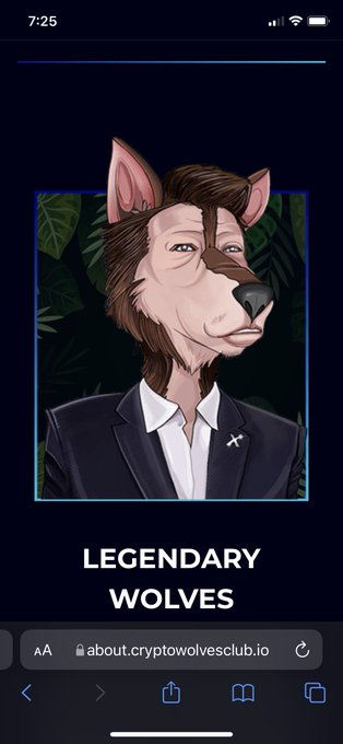 uzzo8CryptoWolf's tweet photo. @CryptowolvesClub #ForThePack https://t.co/Ct0gc6IgBf