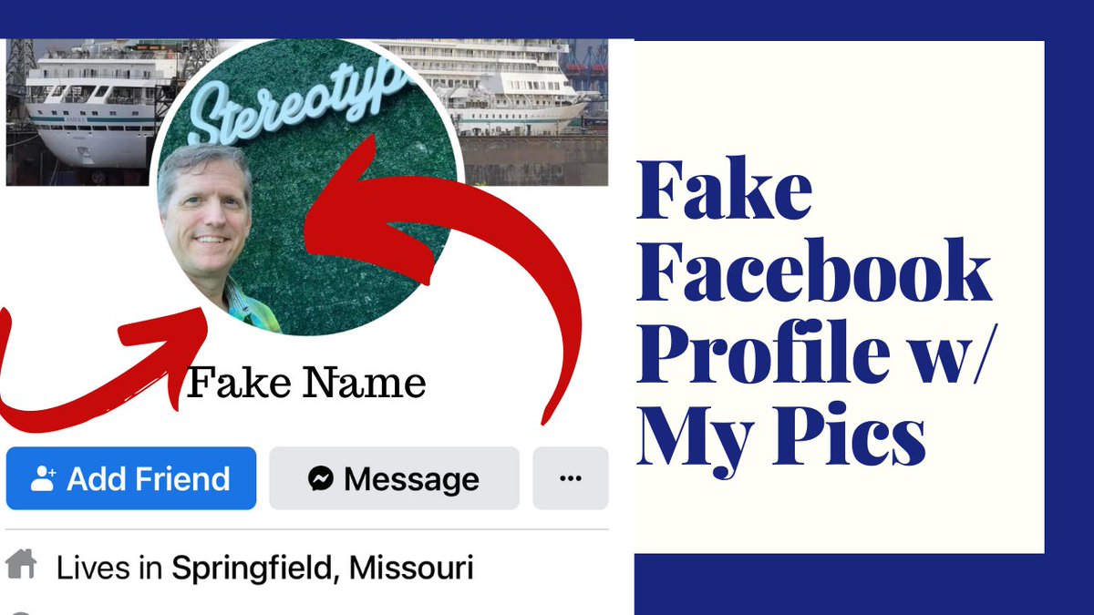thomsinger's tweet photo. Fake Facebook Account Using My Pics https://t.co/0zas6tnRqT A rant about how hard it is to get FB to fix a problem.  #facebook #fakeprofiles https://t.co/qEcwjtUGAq